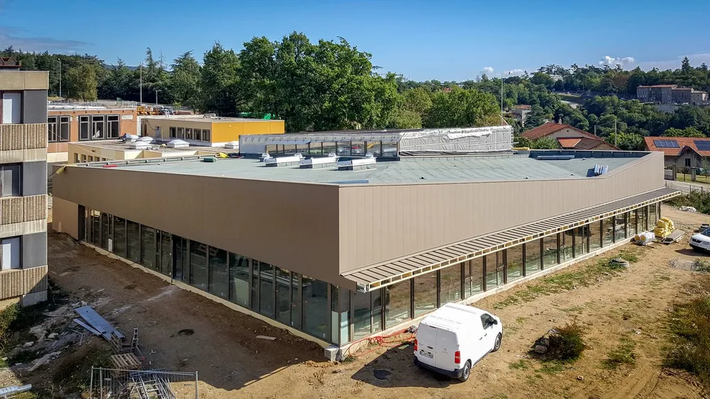 Bardage en "clin" au Lycée Boissy d’Anglas à Annonay 42