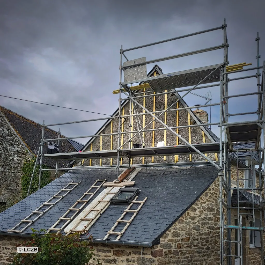 Bardage rapporté sur pignon 4