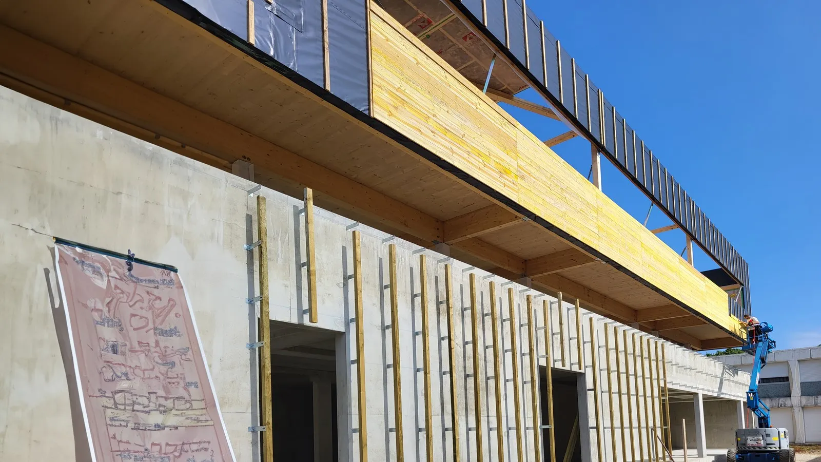 Chantier à Auray (56) - Lycée Franklin Chantier à Auray (56) - Lycée Franklin