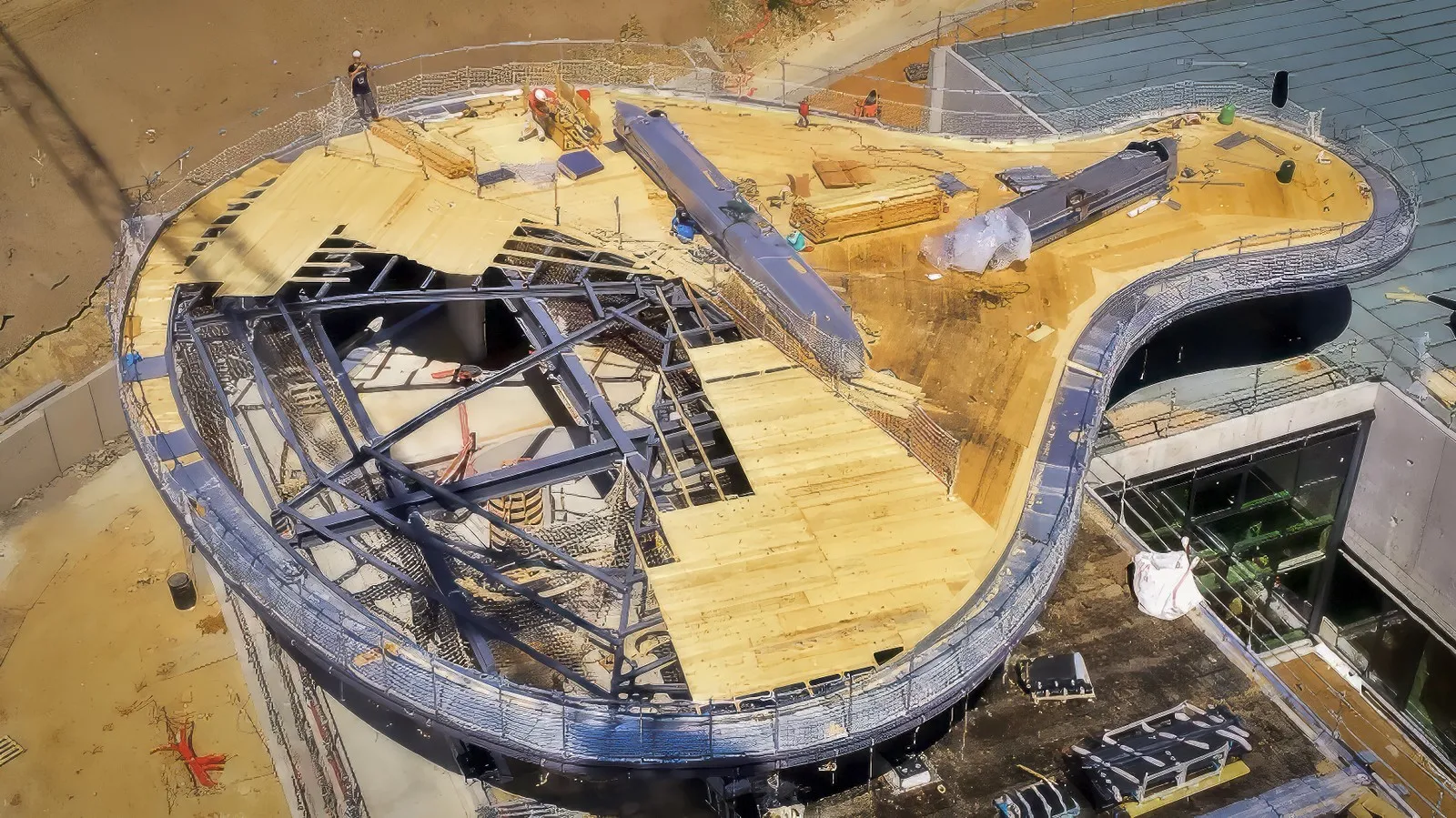 couverture en zinc du Centre d'entraînement de l'Equipe de France de Foot Clairefontaine couverture en zinc